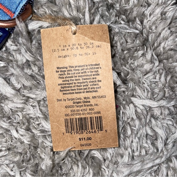 Levi Strauss blue dog collar - Picture 2 of 3